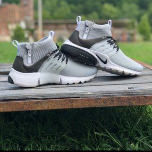 Nike Air Presto Mid Utility, Wolf Gray, Size 12
